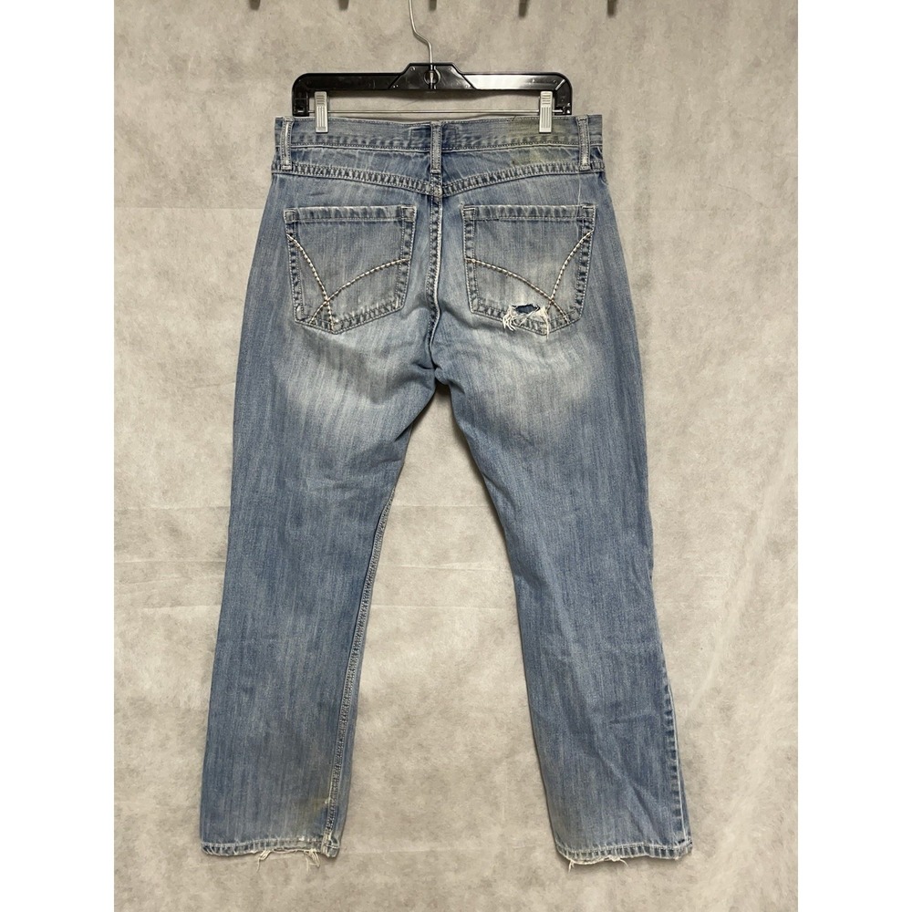 Wrangler Jeans Men 32X34 Blue Denim 20X Bootcut Cowboy Western Ranch Distressed - Picture 7 of 11